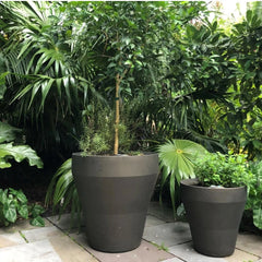 Crescent Garden Self-Watering Rim Planter
